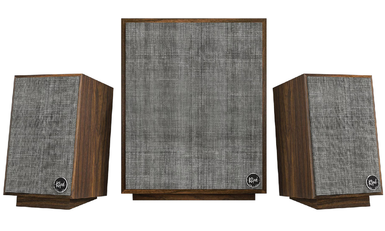Klipsch ProMedia Heritage 2.1 Lautsprechersystem Walnuss