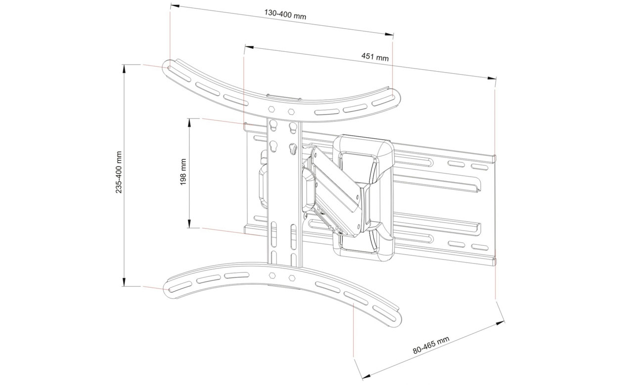 TV-Halterung mit VESA-Standard ART AR-71