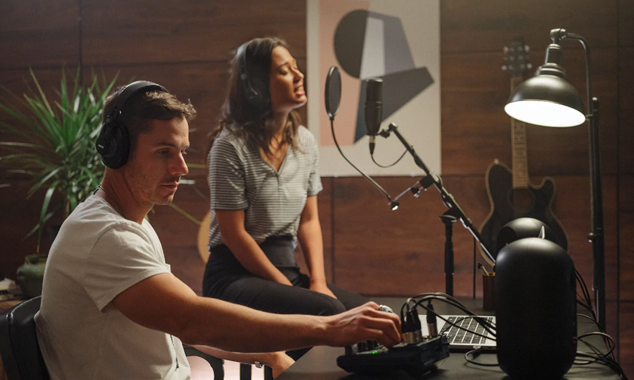 Volle Bequemlichkeit bei der Arbeit mit Sound