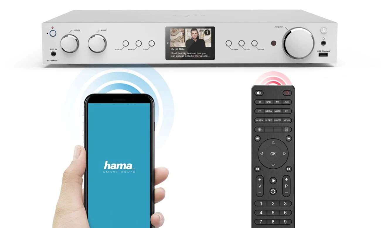 Internetradio Hama DIT2105SBTX