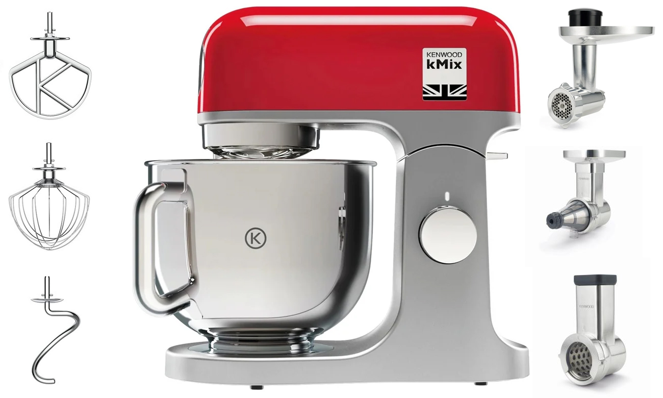 Kenwood Küchenmaschine KMX750RD+3ATT Limited Edition