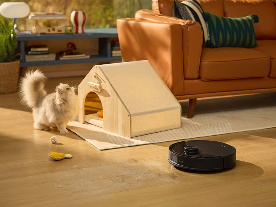 Roborock Saugroboter Q10 VF (schwarz) – Anti-Tangle Bürstensystem