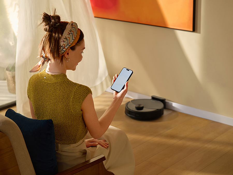 Roborock Saugroboter Q10 VF (schwarz) – App-Steuerung und LiDAR-Navigation