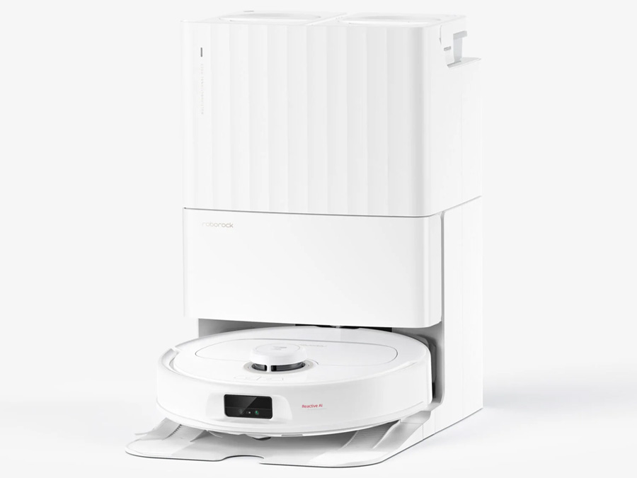 Roboter Staubsauger Roborock Qrevo MaxV weiß