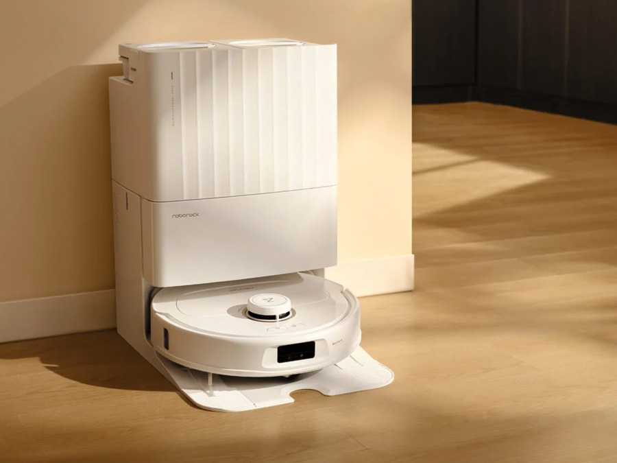 Roboter Staubsauger Roborock Qrevo MaxV weiß