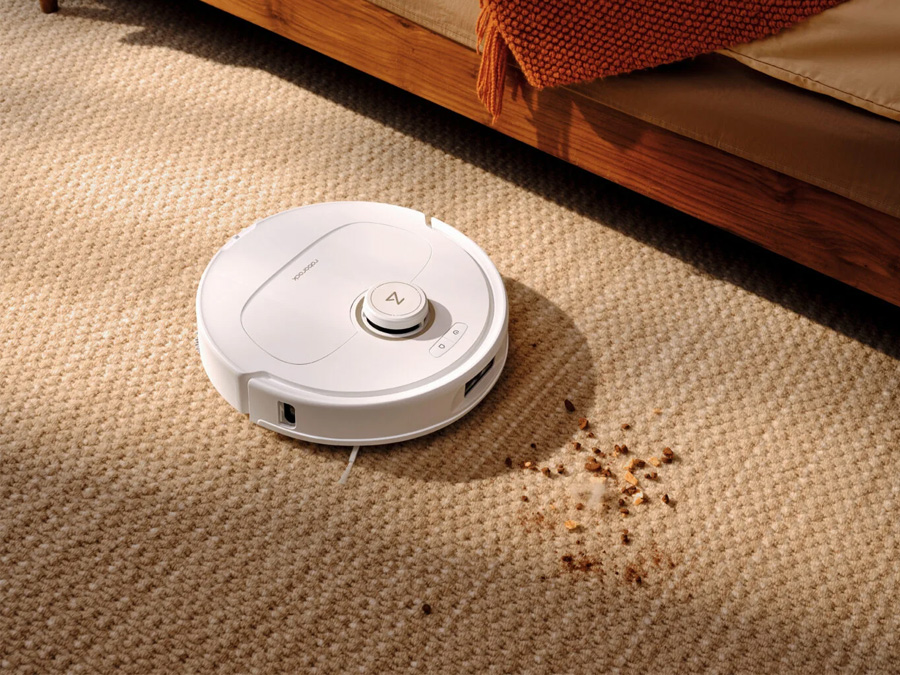 Roboter Staubsauger Roborock Qrevo MaxV weiß