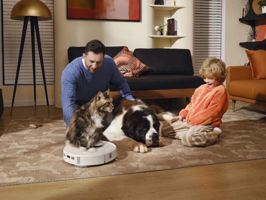 Roboter Staubsauger Roborock Qrevo MaxV weiß