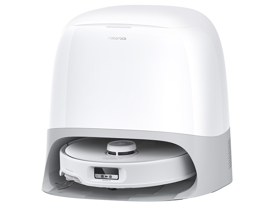 Roboter Staubsauger Roborock Qrevo Curv weiß
