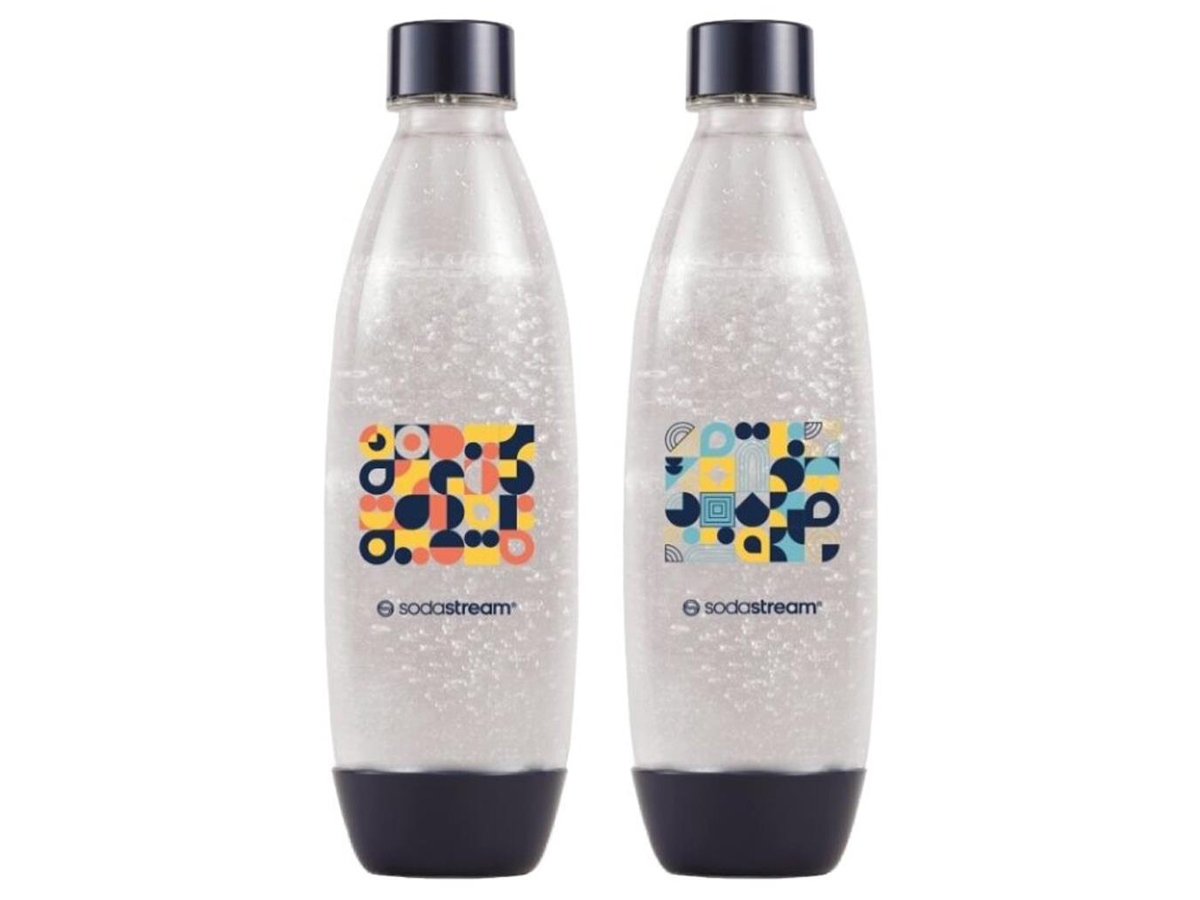 SodaStream Flasche 1L Fuse x2 Bubble Mosaic (Sonderedition)