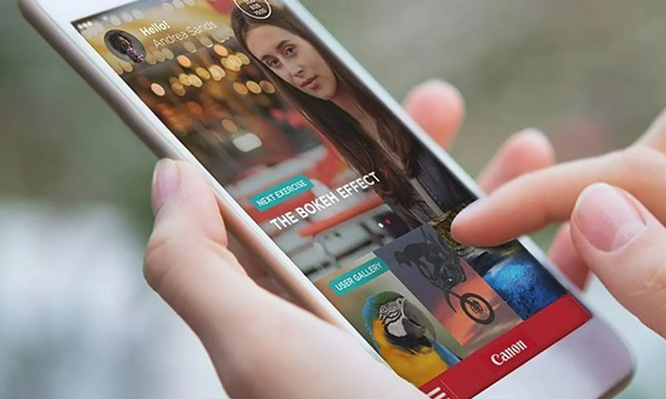 Zestaw Canon łączność z aplikacją Canon Photo Companion