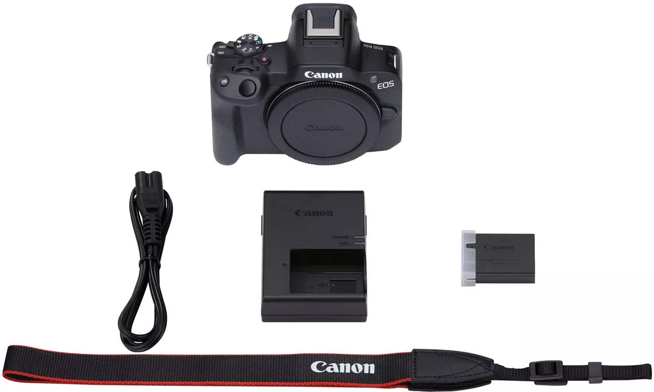 Korpus aparatu bezlusterkowego Canon EOS R50, czarny