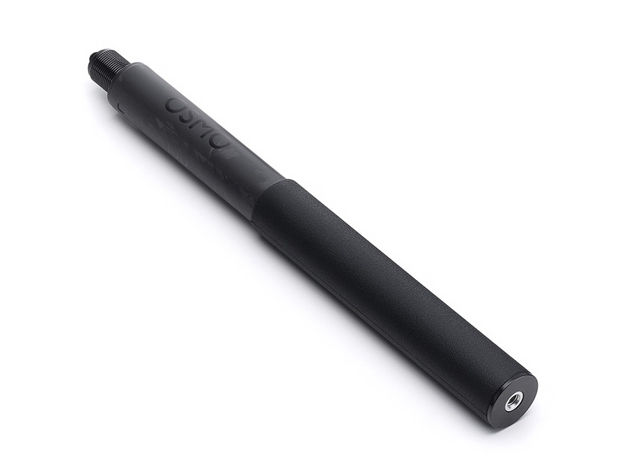 Osmo Invisible Selfie Stick aus Kohlefaser - 1 m auf weißem Hintergrund