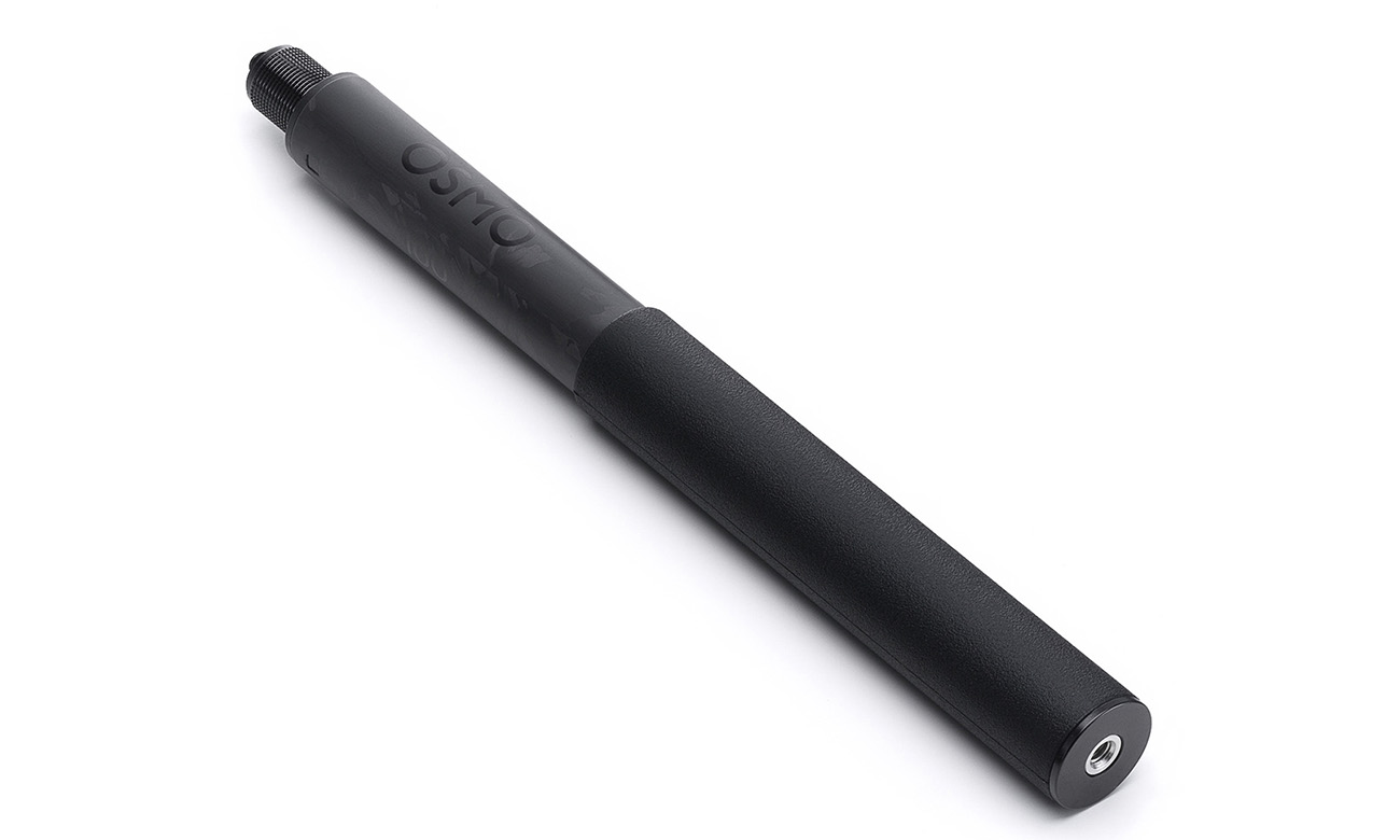 Osmo Invisible Selfie Stick aus Kohlefaser - 1 m auf weißem Hintergrund