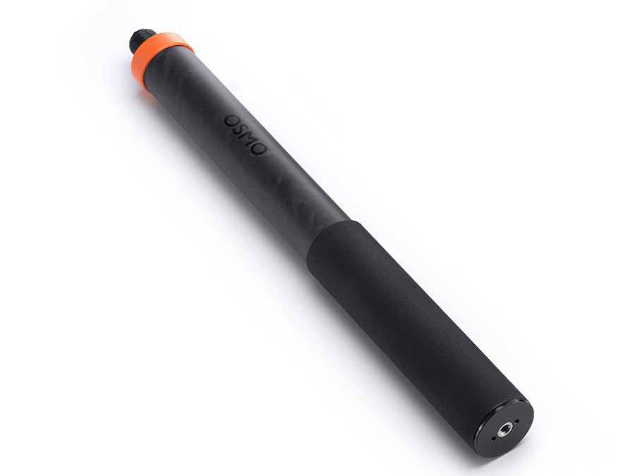 DJI Osmo Selfie-Stick aus Kohlefaser - 2,5 m auf weißem Hintergrund