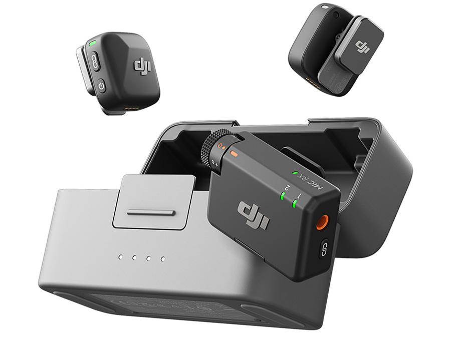 DJI	Mic Mini (2 TX + 1 RX) - kabelloses Mikrofon-System
