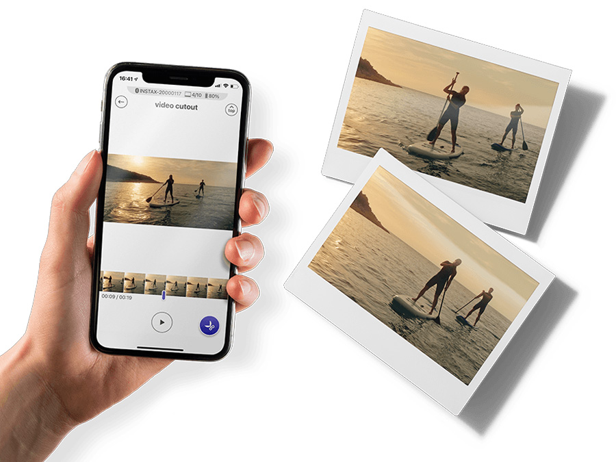 Fujifilm Instax Link Wide Fotodrucker grau