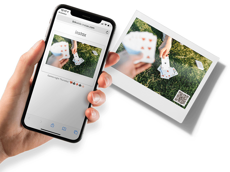 Fujifilm Instax Link Wide Fotodrucker grau