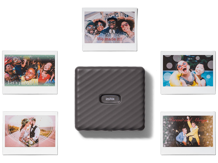 Fujifilm Instax Link Wide Fotodrucker grau
