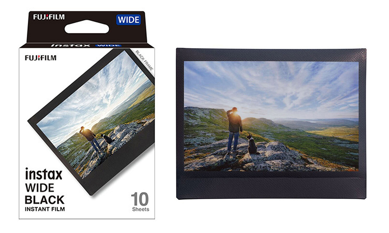 Werk für Fujifilm Instax Wide Schwarzrahmen 10 Stück
