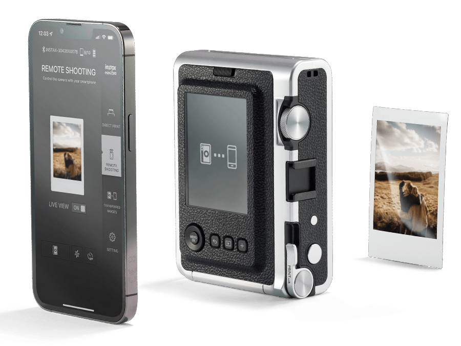 Sofortbildkamera Fujifilm Instax Mini Evo Schwarz