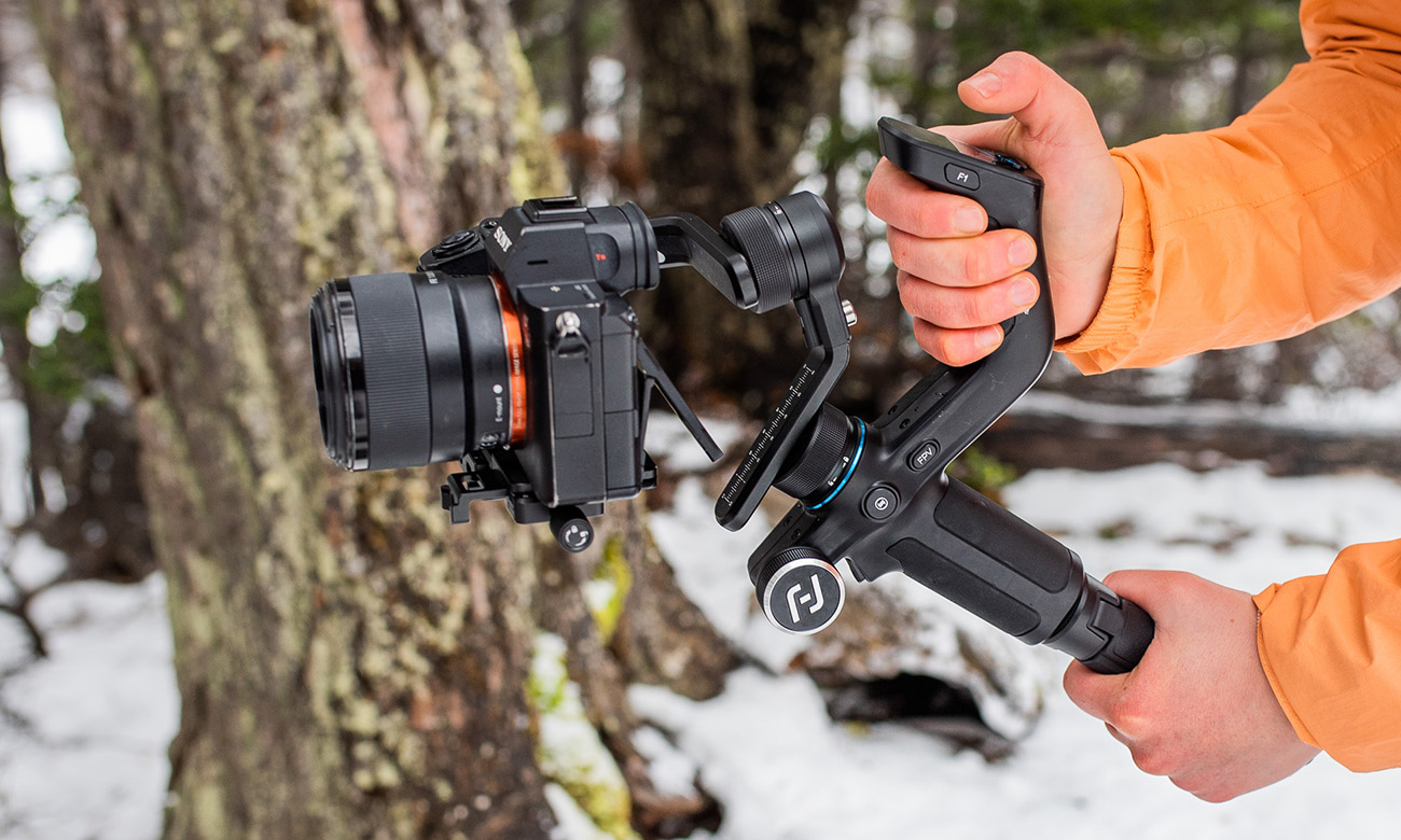 FeiyuTech Scorp F1 mini automatisches Ausbalancieren und bequeme Griffe