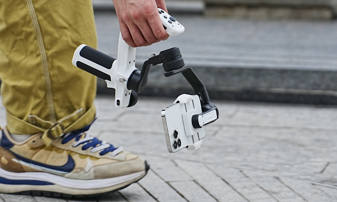 Gimbal ręczny FeiyuTech Scorp mini P do smartfonów - biały