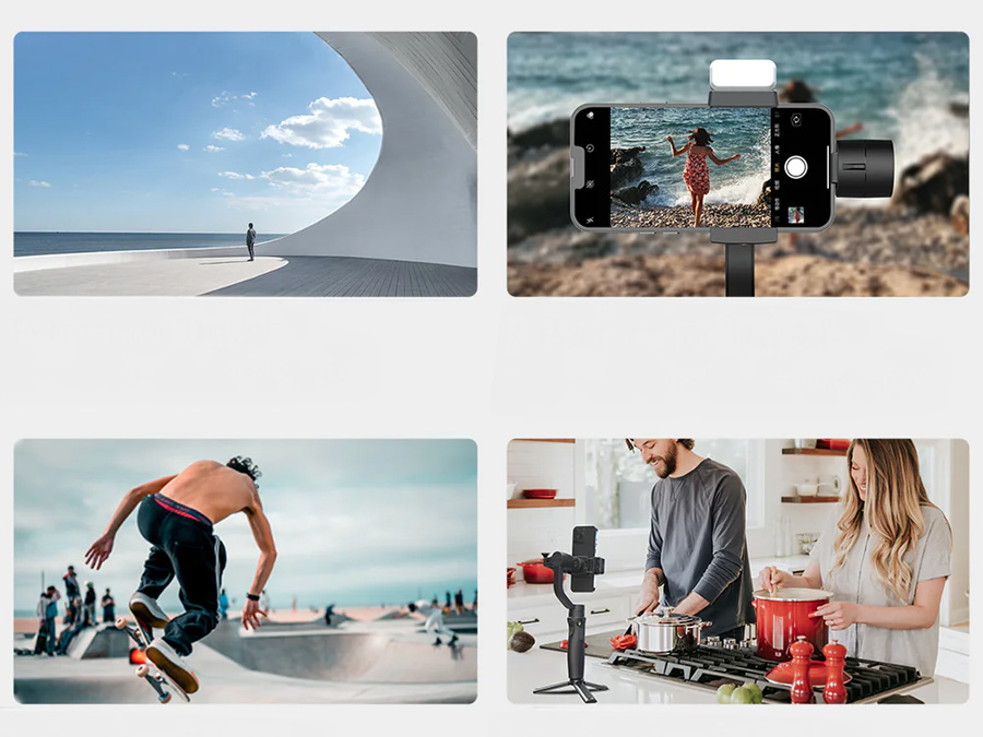 Gimbal Hohem	iSteady Mobile+ Kit Kontrolle