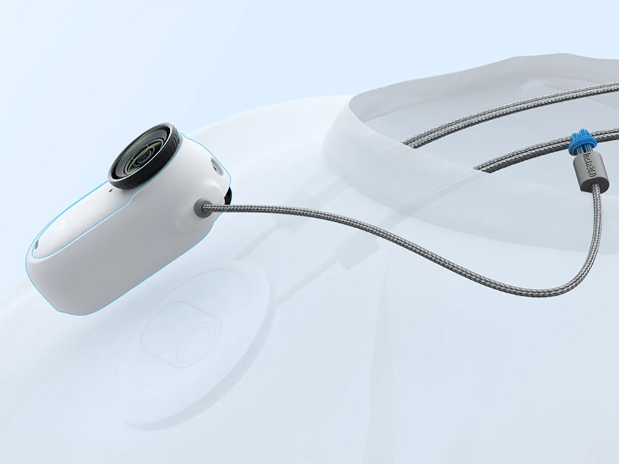 Insta360 GO 3 / GO 3S (weiß) - Obudowa mit Sicherungskette