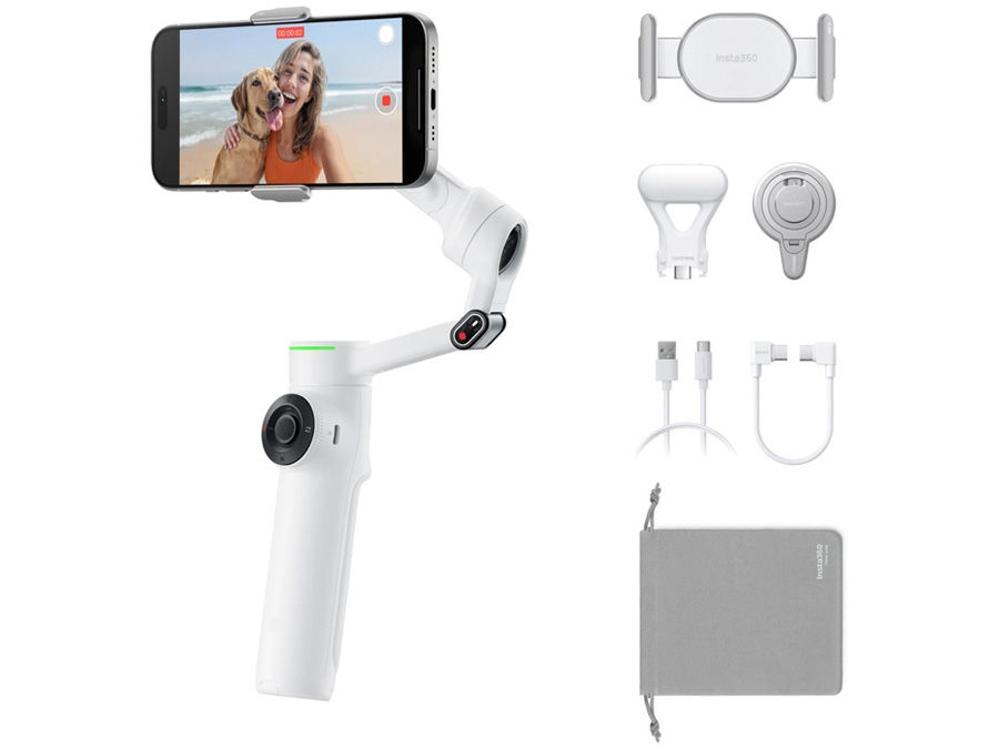 Gimbal Insta360	Flow 2 Pro Creator Bundle White Inhalt