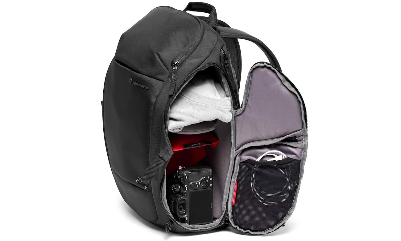 plecak na aparat manfrotto advanced III Travel przegrody