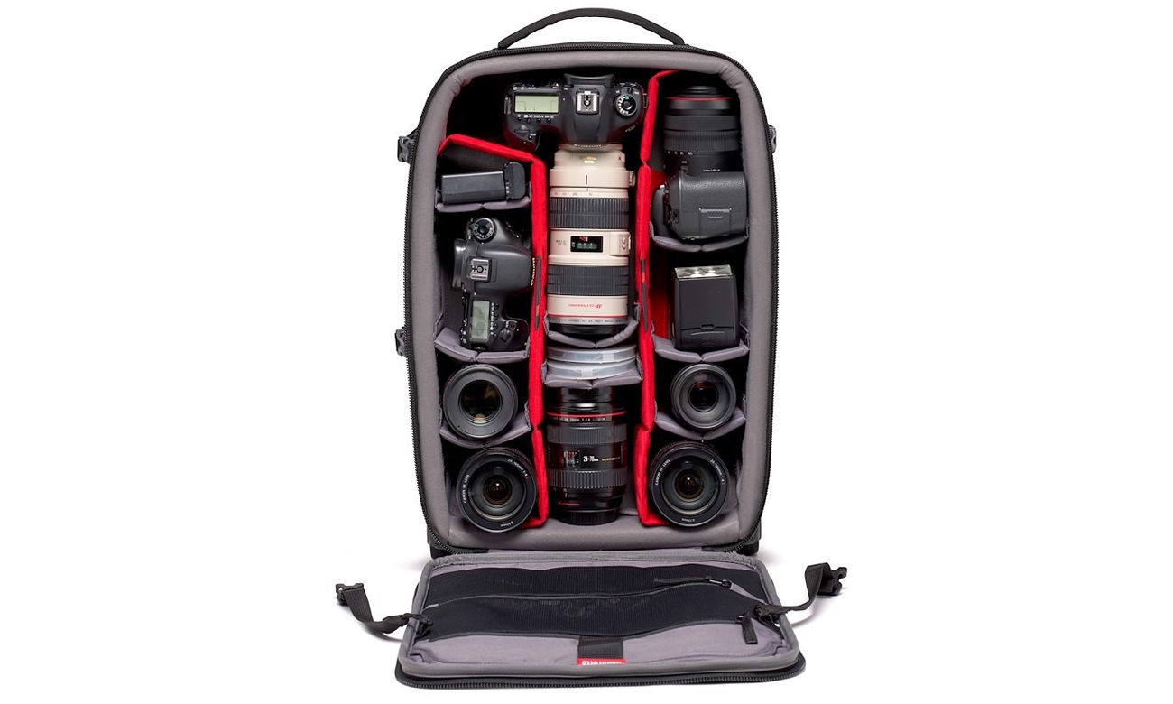 walizka na aparat manfrotto advanced III rolling bag przegrody