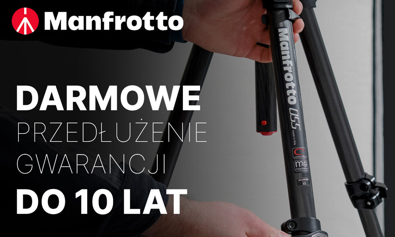 Verlängere die Garantie für das Manfrotto-Produkt