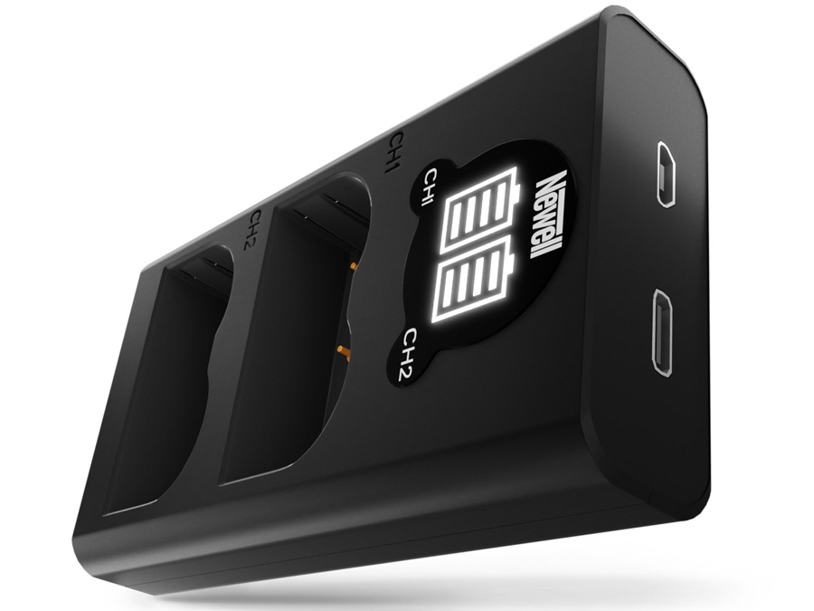 Dual-Kanal-Ladegerät Newell DL-USB-C für EN-EL3e Akkus für Nikon