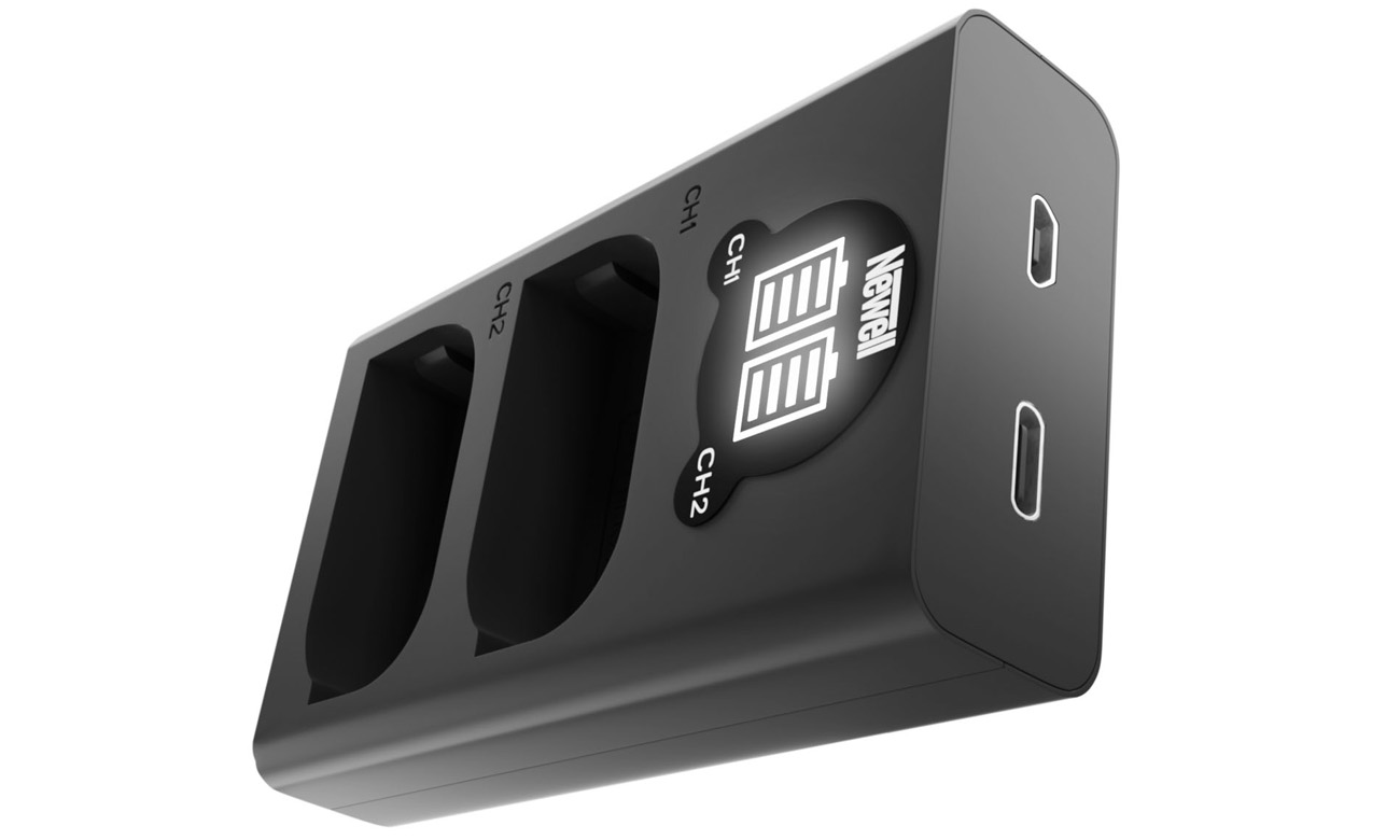 Dual-Kanal-Ladegerät Newell DL-USB-C für Akkus DMW-BLK22 für Panasonic