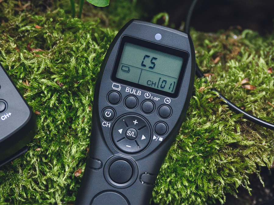 Pilot ohne Kabel mit Intervallometer Newell für Canon