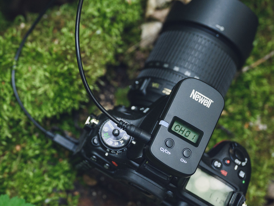 Pilot ohne Kabel mit Intervallometer Newell für Canon