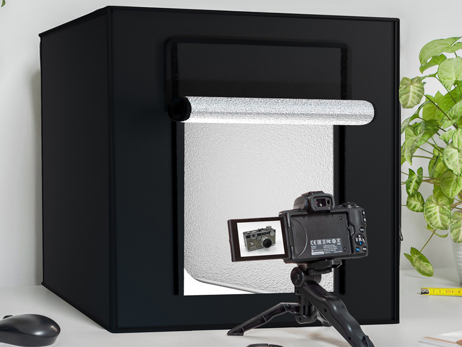 Namenscheinloser Zelt Newell M80 II für Produktfotografie