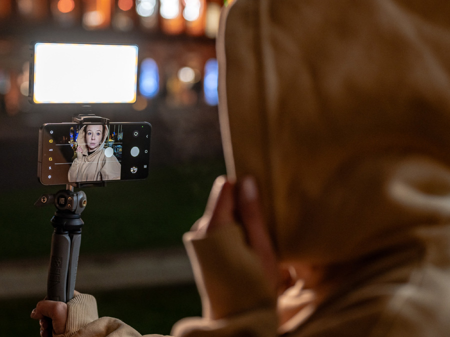 Zubehörset Newell Rangha Set - LED RGB-W Rangha Lampe mit Diffusor und Stativ