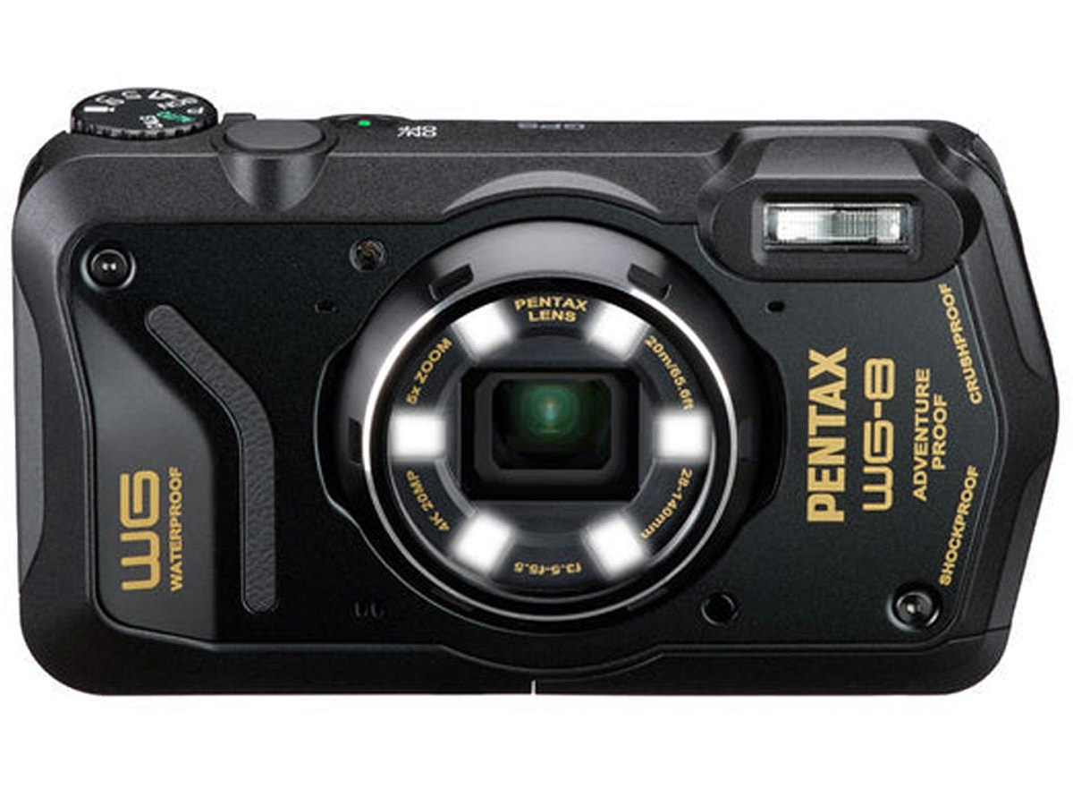 Wasserdichte Kompaktkamera Pentax WG-8 schwarz