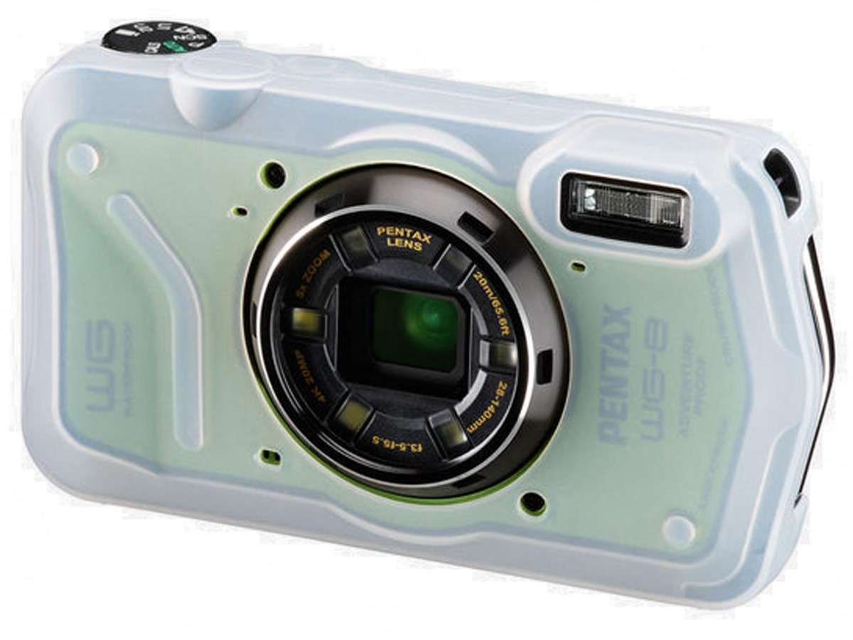 Wasserdichte Kompaktkamera Pentax WG-8 grün