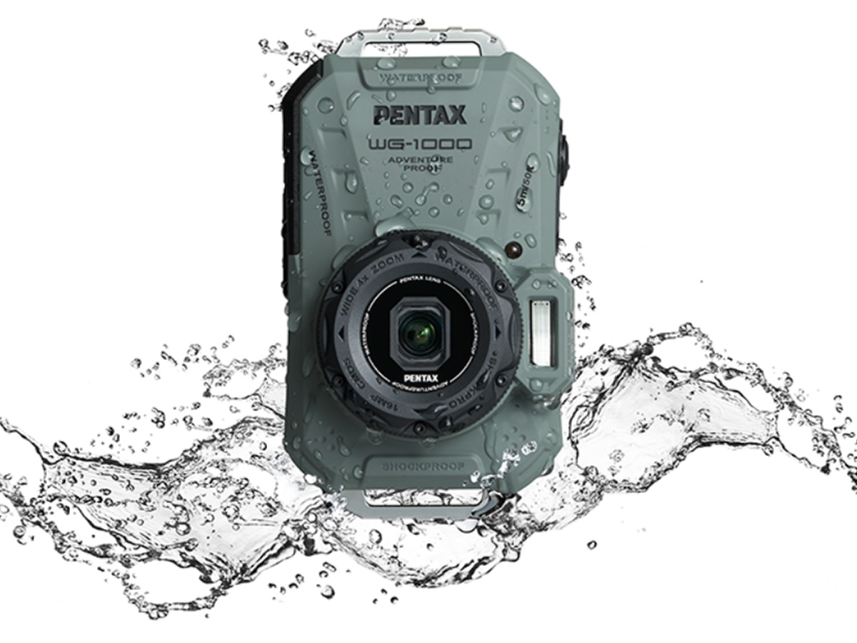Wasserdichte Digitalkamera Pentax WG-1000 Oliv