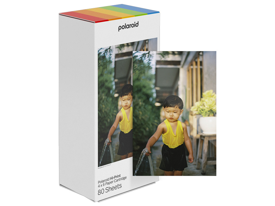 Druckerpapier Polaroid	Hi-Print 4x6 Patrone 80 Stk.