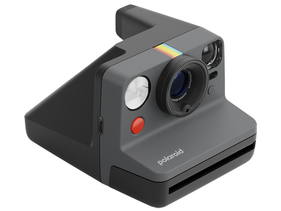 Auslöserkamera Polaroid Now Gen 3 schwarz + Filme (8 Bilder)