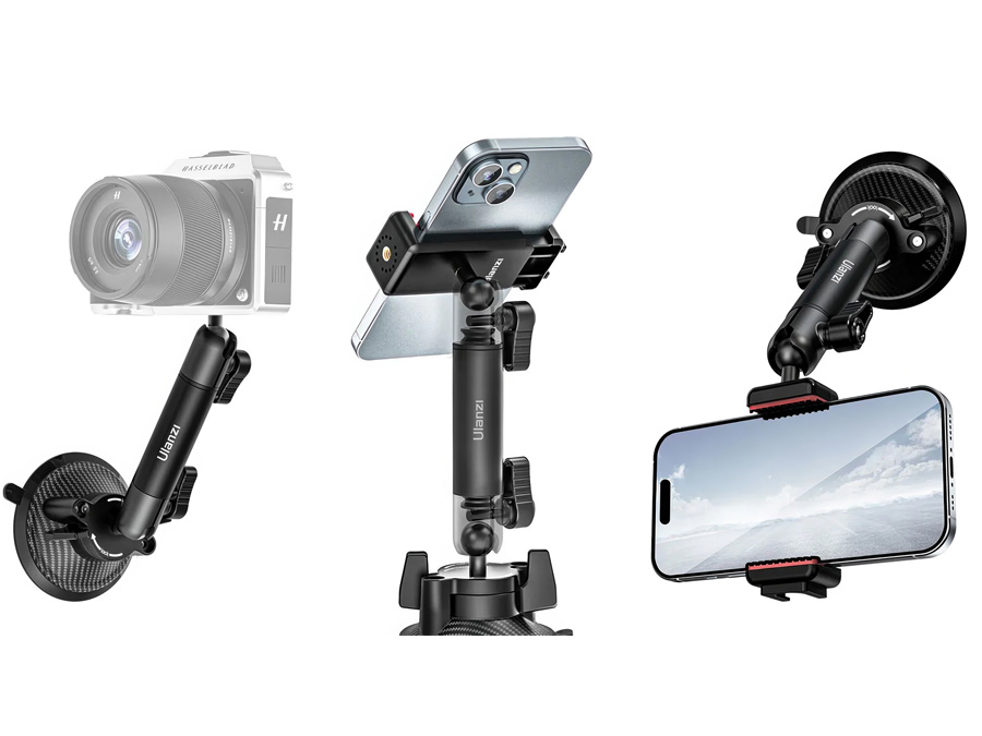 Przyssawka Ulanzi ZJ01 z ramieniem teleskopowym