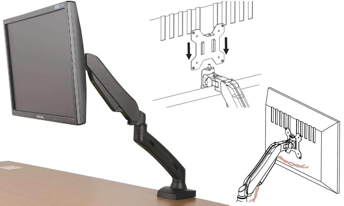 Uchwyt do monitora ART L-11GD