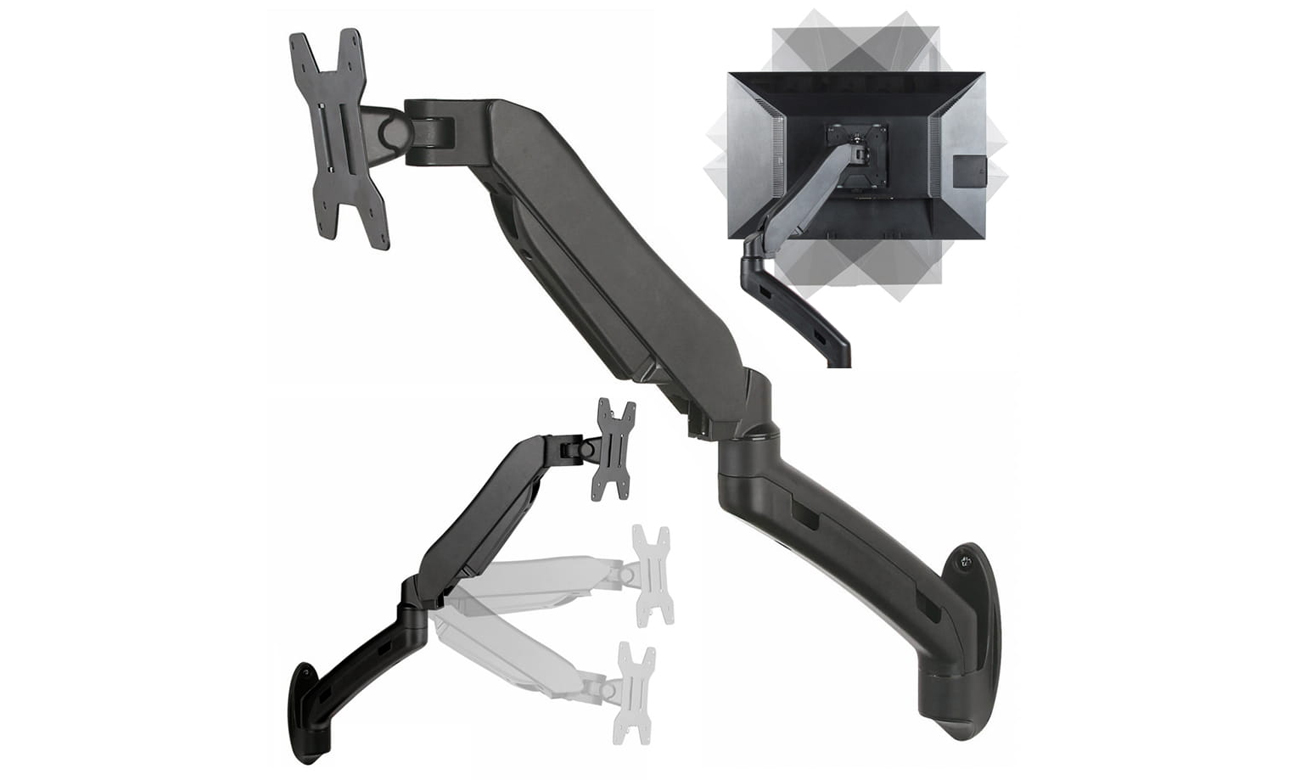 Uchwyt ART L-12GW do jednego monitora