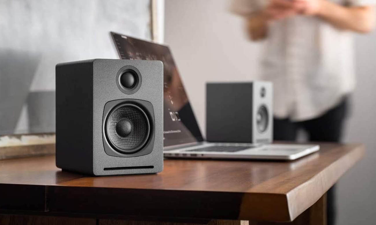 Komponenten höchster Qualität in den Audioengine A1 Lautsprechern