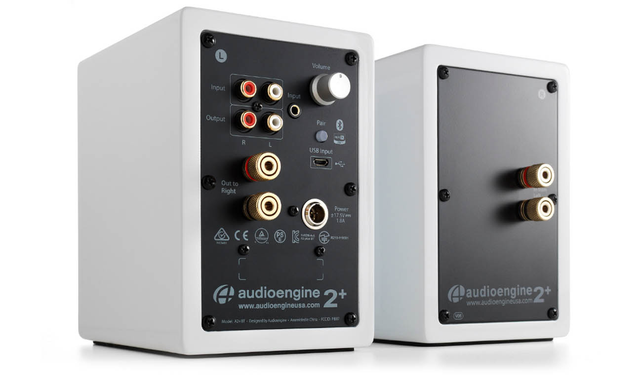 Bluetooth 5.0 in den Audioengine A2+ BT Lautsprechern