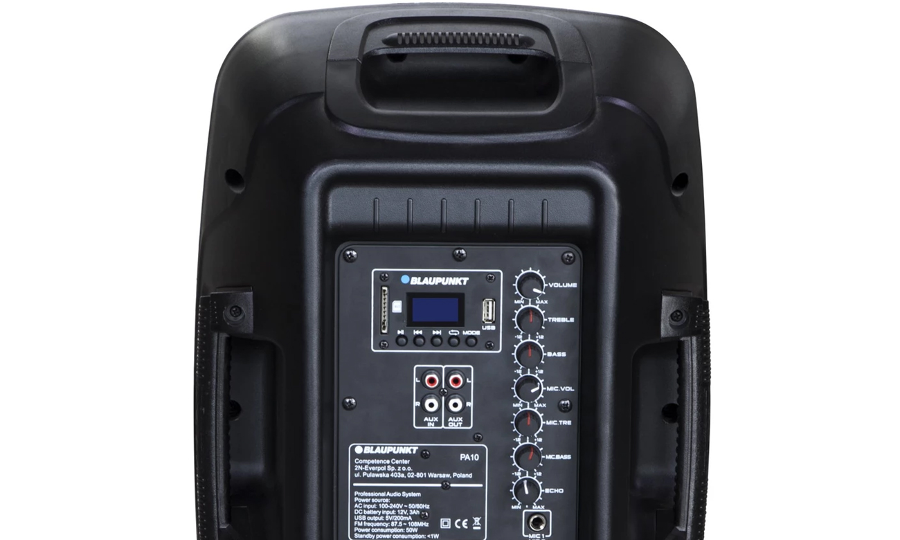 Przenośny sprzęt audio Blaupunkt PA10