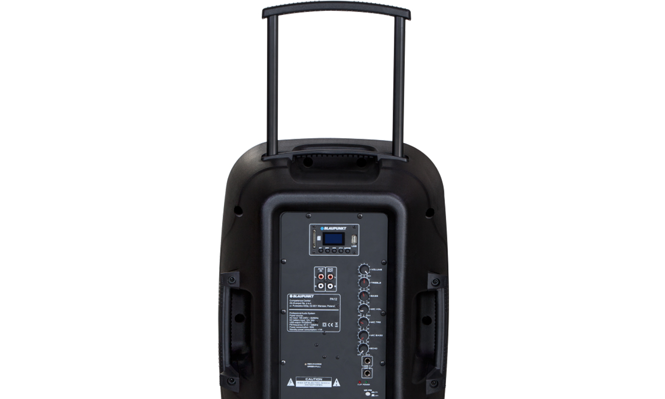 Wysoka moc i precyzja dźwięku Blaupunkt PA12